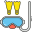 Schnorchelausrüstung
