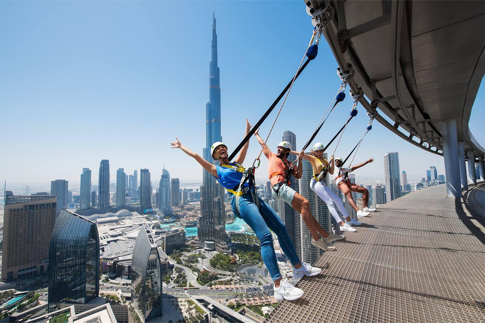 Dubai: Sky Views Edge Walk Adventure with Private Transfers