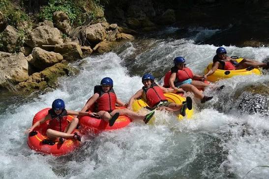 Falmouth: Guided River Tubing with Gentle Rapids and Forest Pools